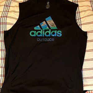 sleeveless work out tee